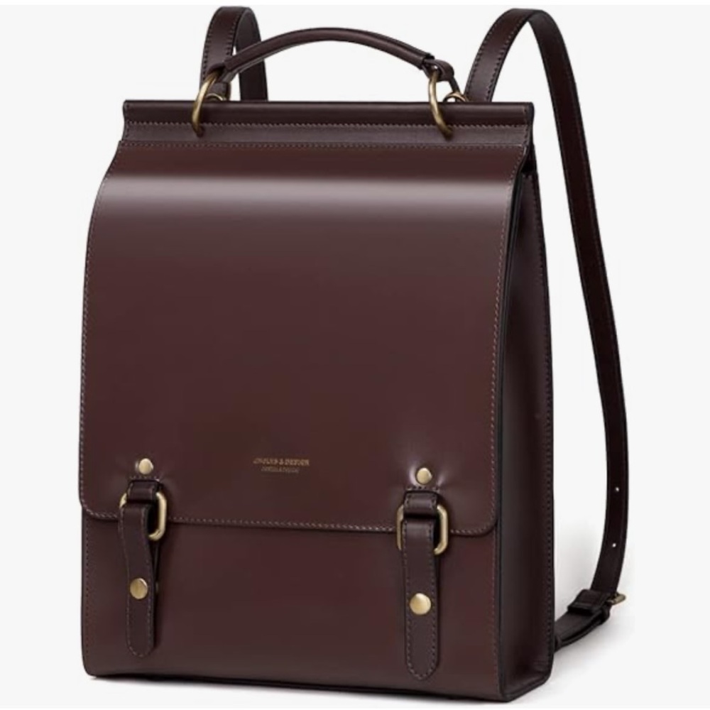 Cnoles leather bagpack for women